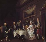 William Hogarth Strode family china oil painting artist
